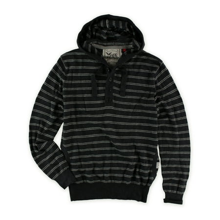 French Connection Mens Striped Knit Hooded Henley Shirt - Walmart.com