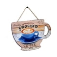 thumbnail image 2 of Letrero de puerta con forma de taza de café, estilo granja, 2D, retro, suministros creativos decorativos B, 2 of 9