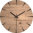 thumbnail image 3 of Reloj de pared simple y silencioso de madera de 30 cm de diámetro, 3 of 4