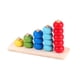 thumbnail image 5 of Juguetes apilables de madera para clasificar colores, juguetes sensoriales, anillos de arcoíris, material didáctico, preescolar, educativo, regalo, 5 of 9