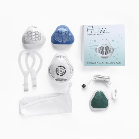 O2 Flow personal Air purifier mask with HEPA and Carbon filter