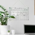 thumbnail image 3 of JINGT Frigde Magnets Sticker Acrylic Calendar Planer Board 12''*8'' Monthly Planning Message Board For Kitchen Home Decoration A, 3 of 5