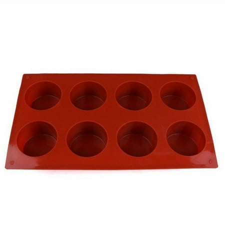 

Cavity Round Cylinder Soap Mold Cupcake Silicone Mold Handmade Cylinder Mold for Cake Bread Cupcake Cheesecake Cornbread Muffin Brownie Bakeware Pan etc.