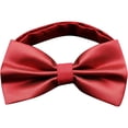 thumbnail image 1 of Bangcool Bow Tie Creative Adjustable Solid Color Neck Bowtie Formal Bowtie for Wedding, 1 of 6