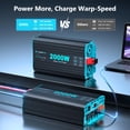 thumbnail image 3 of Inversor de corriente LANDERPOW Pure Sine Wave de 2000 W 12 V DC a 120 V AC, 3 of 9