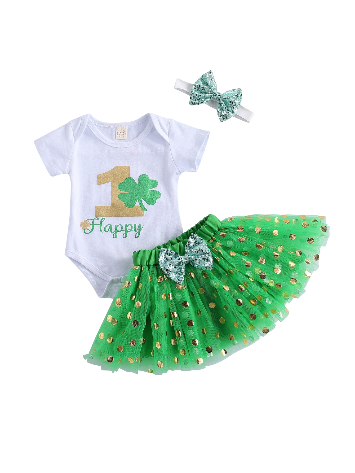 Honganda 3Pcs/Set Newborn Infant Baby Girl Hello World Romper+Tutu Shorts+Headband Outfit