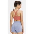 thumbnail image 4 of SURJDE Women's Strappy Sports Bra Medium Support Workout Training Top, 4 of 7