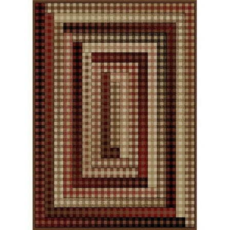 Mayberry Rugs HS9690 Hearthside Countryside Cottage Area Rug - Multi Color - 2 ft. 3 in. x 7 ft. 7 in.