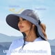 thumbnail image 4 of Toystoory Manténgase fresco y protegido con el sombrero para el sol para mujer para caminatas, aventuras, malla transpirable y no Ropa Deportiva, Zapatos negro, 4 of 6