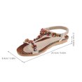 thumbnail image 2 of EXHUMKY 1Par Sandalias Casuales Beige Con Boho Y Seguridad, 2 of 8