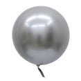 thumbnail image 1 of Globos redondos grandes de papel metálico para decoración de bodas 22 " - plateado Plata Sunnimix Globos metálicos grandes, 1 of 8