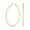 Gold-Tone, variant on Womens Timeless Twisted Rope 3 Tier Circle Door Knocker Hoop Earrings 1.70 Inch Gold Plated Light Weight