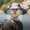 thumbnail image 3 of Kugisaki Sun Hat with Fans Solar Power Fan Wide Brim Sun Hat Fishing Essentials for Hiking Beach Summer Outdoor, 3 of 5