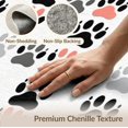 thumbnail image 6 of ODIKA 9'x12' Washable Area Rug Modern Geometric Dog Print Contemporary Animal Motif Repeating Border for Dining Room, Basement, Large Office, Non-Slip Chair-Friendly, 6 of 7