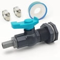 thumbnail image 1 of Kit de Robinet en Pvc, Kit de Déviation d'Eau avec Raccord pour Tuyau de 25Mm, 1 of 6