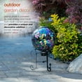 thumbnail image 5 of Alpine Corporation 17" Multicolor Glass Gazing Ball, 5 of 13