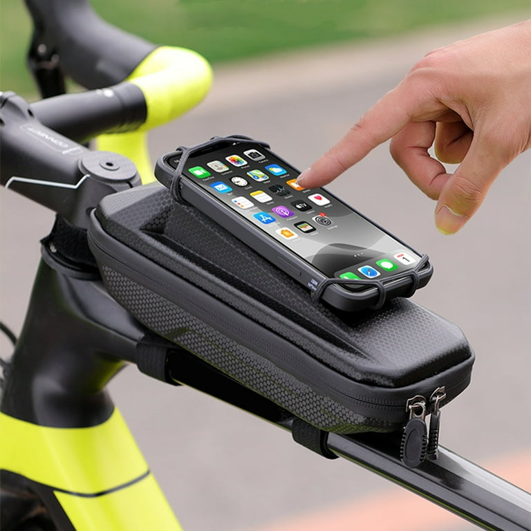Multifunctional Bicycle Bag With Phone Holder Front Frame Top Tube Bag Waterproof MTB Bike Bag Cycling Accessories