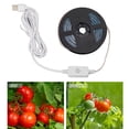 thumbnail image 1 of Tiras De Luz De Cultivo De Espectro Completo, Aumento De Rendimiento, Luz De Cultivo De Plantas Autoadhesiva De 5V, Tacto Inteligente Con Puerto USB Para Invernadero, 1 of 7
