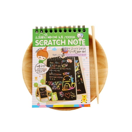 - Mosunx Magic Colorful Drawing Board Paper Painting Scraping Children Kids Learning Toys