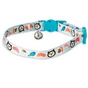 Vibrant Life, Sushi Breakaway Fashion Cat Collar, Blue, One Size Fits Most