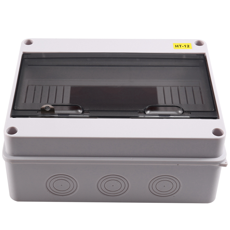 HT Series Junction Box 12WAY PC IP65 Waterproof Distribution Box Outdoor Plastic Electrical HT-12Way for Circuit Breaker