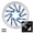 G3CS-Blue, variant on BUCKLOS 6 Bolts Bicycle Disc Brake Rotor G3CS Mountain Bike Rotor 160mm 180mm 203mm Road Bike Rotor Stainless Steel Bicycle Disc Rotors with 6 Bolts fit Shimano SRAM AVID G3