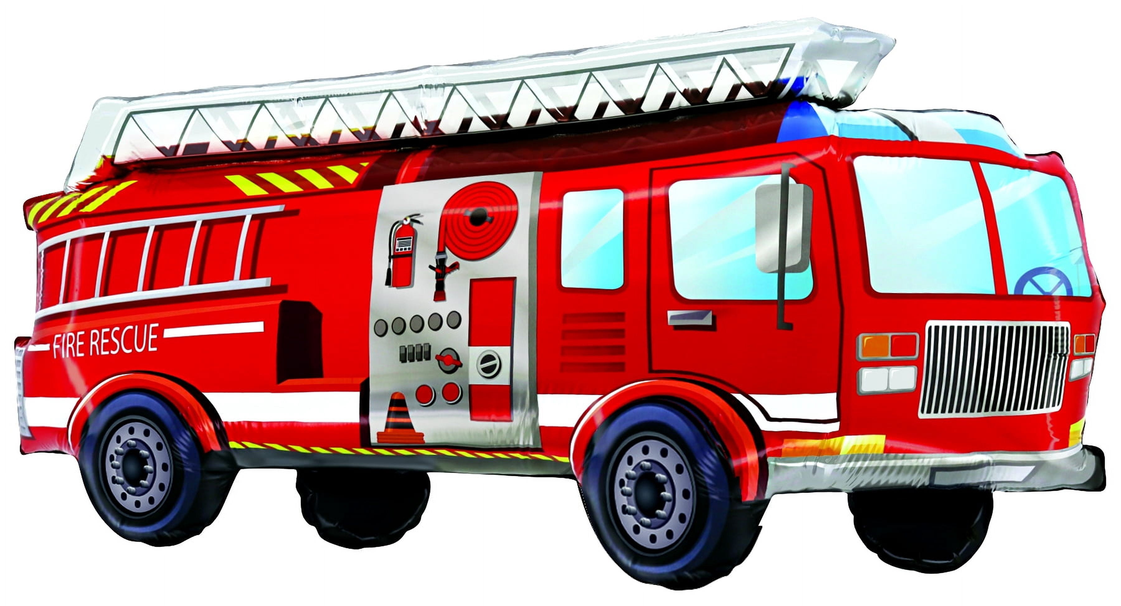 Team Rescue 5th Birthday Party Supplies and First Responders Balloon Bouquet decorations