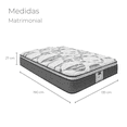 thumbnail image 3 of Colchón Matrimonial Restonic Ortopédico Confort Premium + 2 Almohadas Restonic, 3 of 9
