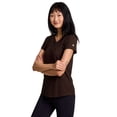 thumbnail image 4 of Avalanche Women's Short Sleeve Henley Breathable Closed Mesh Tee, 4 of 5