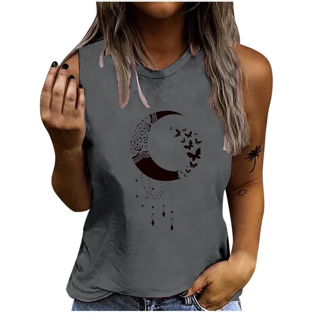 Birdeem Mode Femmes Décontracté Sans Manches Imprimé Chandails en Molleton Hauts Chemise Gilet Fin