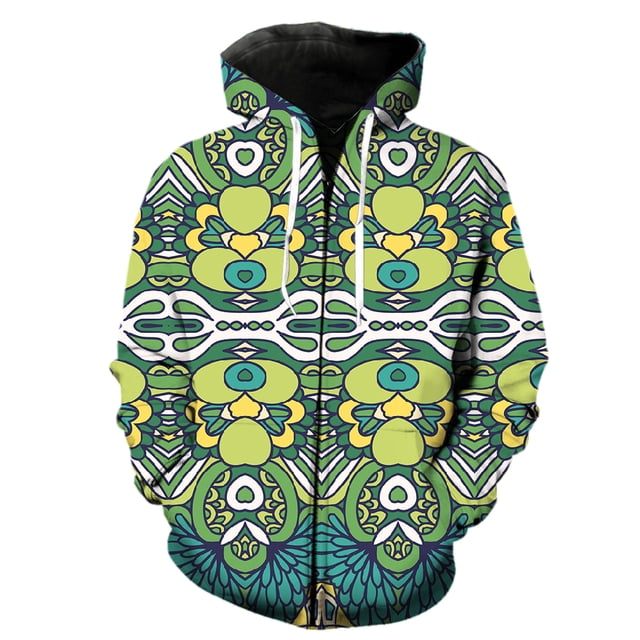 Sudadera con capucha y cremallera estilo nacional retro para hombre, chaquetas de moda 2024, gran oferta, ropa de calle de primavera de gran tamaño con estampado 3D para adolescentes.