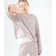 thumbnail image 1 of Aeropostale Suéter de pijama Thunderstorm para mujer, beige, extra pequeño Aeropostale Suéter, 1 of 1