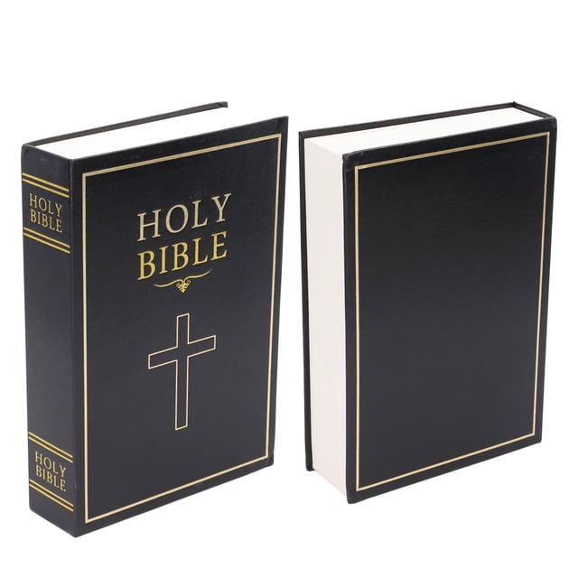 Key Lock Diversion Book Safe Small Size Iron Paper Material High for School Home Travelling