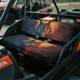 thumbnail image 3 of ZIATUBLES Wolf Print UTV Seat Covers 2 Pack, Waterproof Polyester Replacement Front Bench Seats Covers, Wear-Resistant UTV Outdoor Accessory Part for Kawasaki Mule, 3 of 8
