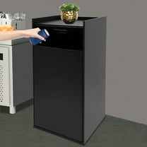 46*22*22in Rectangular Wooden Trash Can Cabinet Trash Can Commercial Trash Can