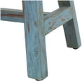 thumbnail image 5 of DecMode Wood Stool with Brown Wood Top, Blue, 5 of 10
