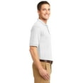 thumbnail image 3 of Port Authority Tall Silk Touch Polo-3XLT (White), 3 of 5