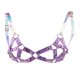 thumbnail image 1 of de arnés Punk para mujer, cinturones de cintura ajustables, arnés corporal para el pecho, correas, disfraz de juego de rol, ropa para 紫色 + 镭射 Soledad jaula sujetador arnés bralette, 1 of 8