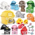 thumbnail image 1 of Juego de 30 piezas para niños pequeños Garrain Little People de Farm Animal Toys, 1 of 8