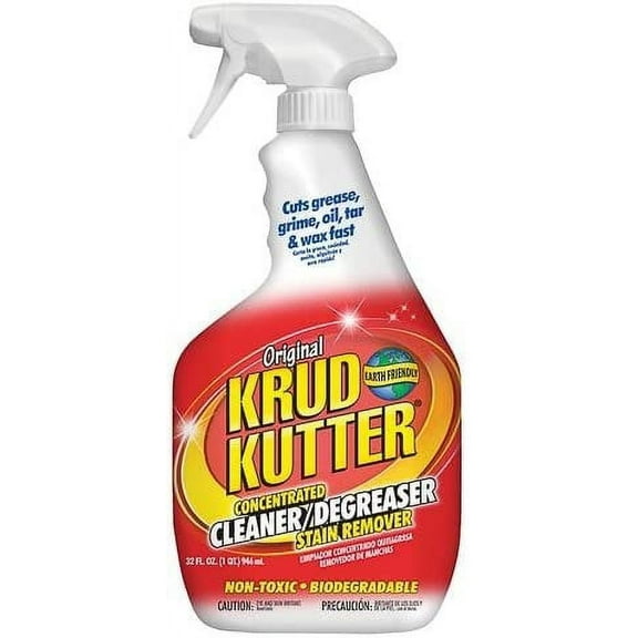 Krud Kutter Degreaser Cleaner KK32 Concentrate - Liquid, Unscented - 32 Ounce Pump
