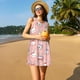 thumbnail image 3 of Fotbe Girl Rabbit Vestido de Verano sin Mangas para Mujer – Vestido Midi Línea A, Estilo Camiseta Floral, Vestido Playero Casual y Fluido, 3 of 7
