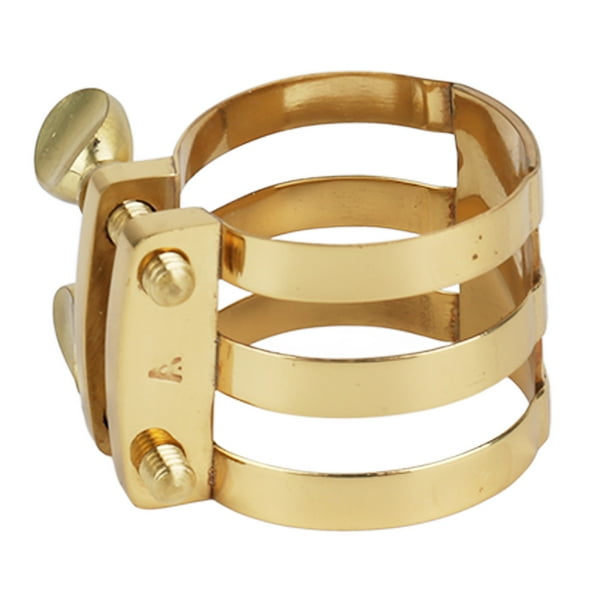 Sax Ligature,Alto Saxophone Ligature Mouthpiece Saxophone Parts Alto Saxophone Ligature Fastener