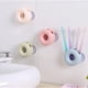 thumbnail image 4 of Organizador de cepillos de dientes con ventosa fuerte para baño, 4 agujeros (beige), 4 of 5
