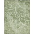 thumbnail image 1 of Unique Loom Floral Shag Floral Vine Design Rug 9' x 12' Rectangle in Green, 1 of 1