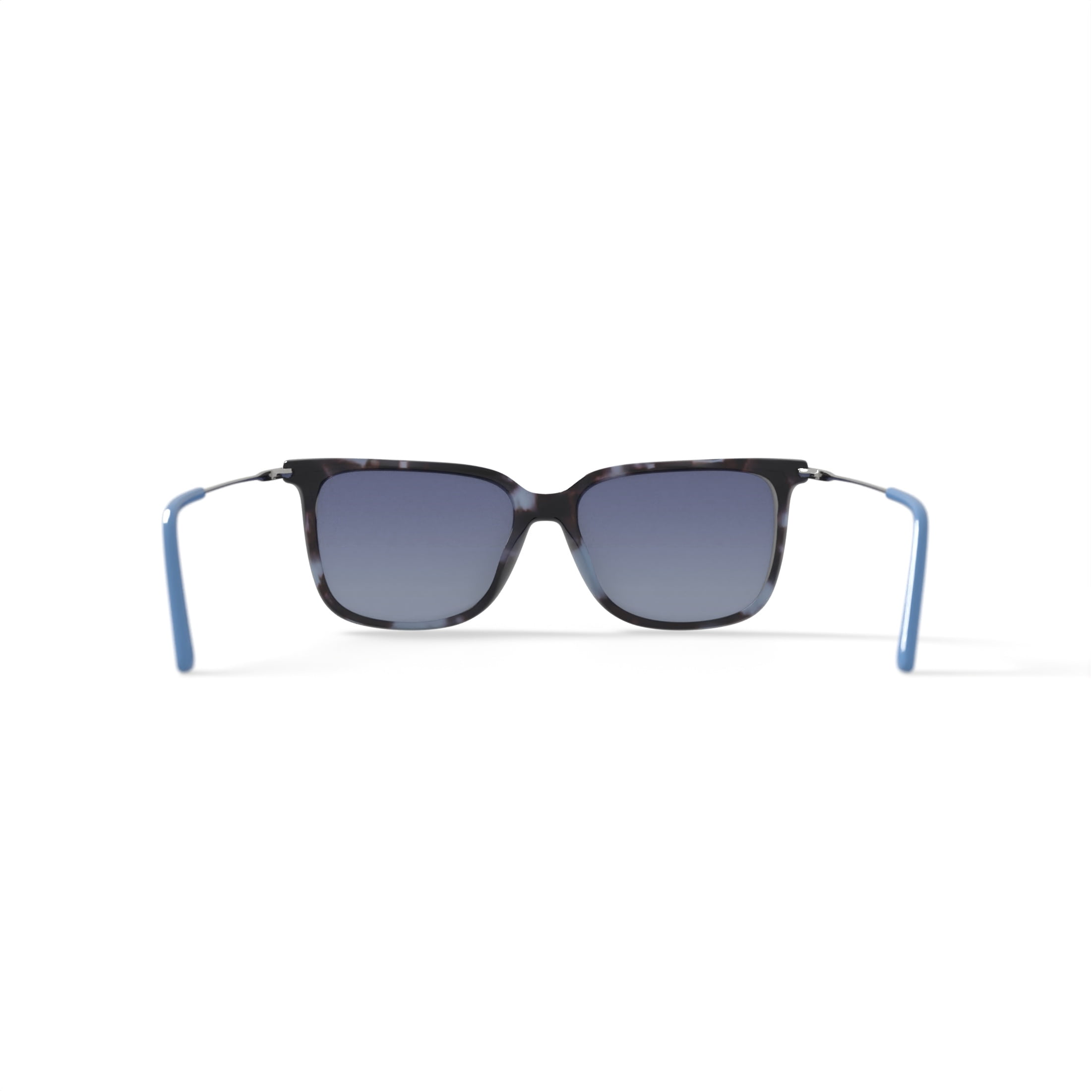 Calvin Klein Women's Rx'able Fashion Sunglasses, CK19702SG, Blue Tortoise, 55-17-140, with Case