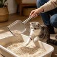 thumbnail image 4 of Kitty Litter Scoop, Stainless Steel Litter Shovel, Heavy Duty Metal Mesh Waste Collector with Deep Slot Non Stick Design, 4 of 6