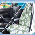 thumbnail image 6 of Uorisanigo Car Seat Towel Cover Waterproof Non-Slip Green Hibiscus Flowers Automotive Vehicles Seat Cover Protectors Fit Most Car, Truck, Suv, or Van for Post Gym Workout, 6 of 6