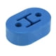 thumbnail image 3 of Tubo de escape de automóvil Soportes de montaje de goma de 2 orificios Aislante de ojal para suspensión (azul), 3 of 5