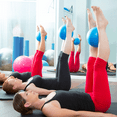 thumbnail image 5 of Mini pelota de ejercicios, pelota de yoga, pelota de pilates, entrenamiento básico y fisioterapia, mejora el equilibrio, 5 of 5
