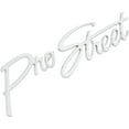 thumbnail image 2 of Speedway Motors Pro Street Script Emblem Universal Chrome Plated Automotive Exterior Badge Script Lettering for Cars, Hot Rods, Trucks, Classic & Custom Builds with Attaching Clips, 2 of 5